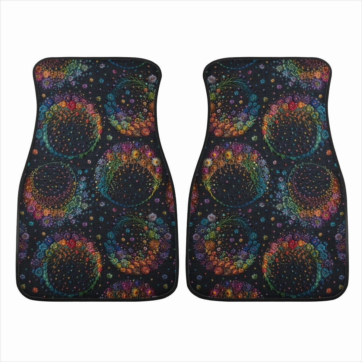Night Moon Car Floor Mats