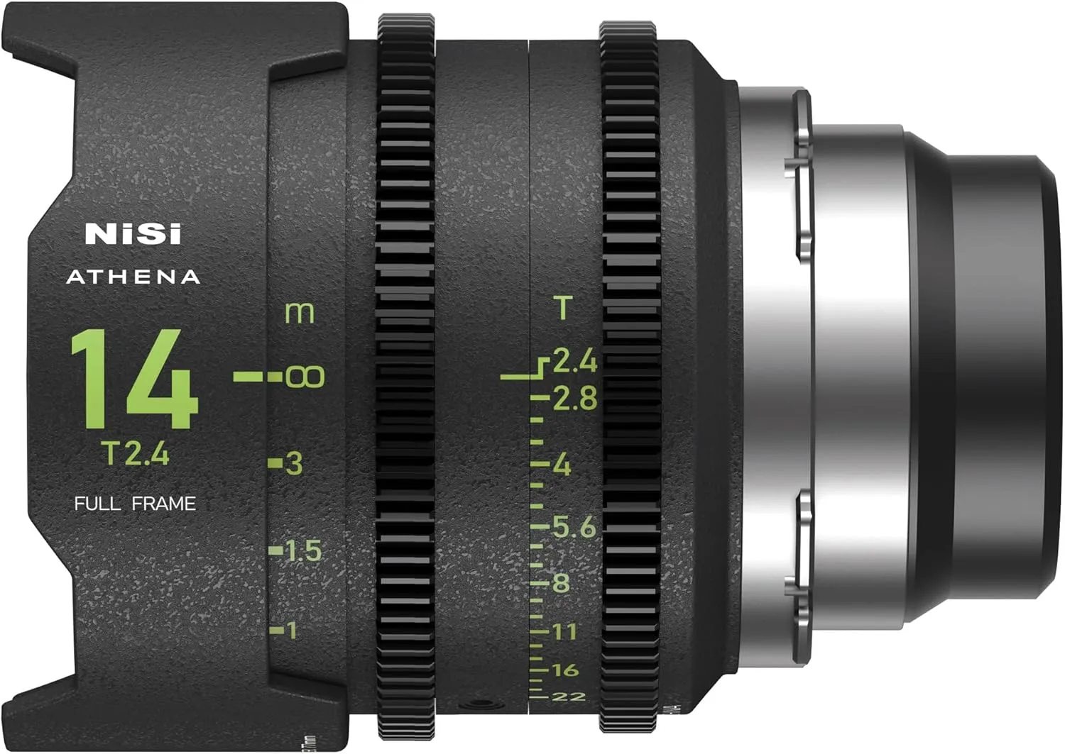 NiSi Athena Prime 5-Lens Kit Compatible with ARRI PL Mount Cameras | 14mm T2.4, 25mm T1.9, 35mm T1.9, 50mm T1.9, 85mm T1.9, with Hard Case