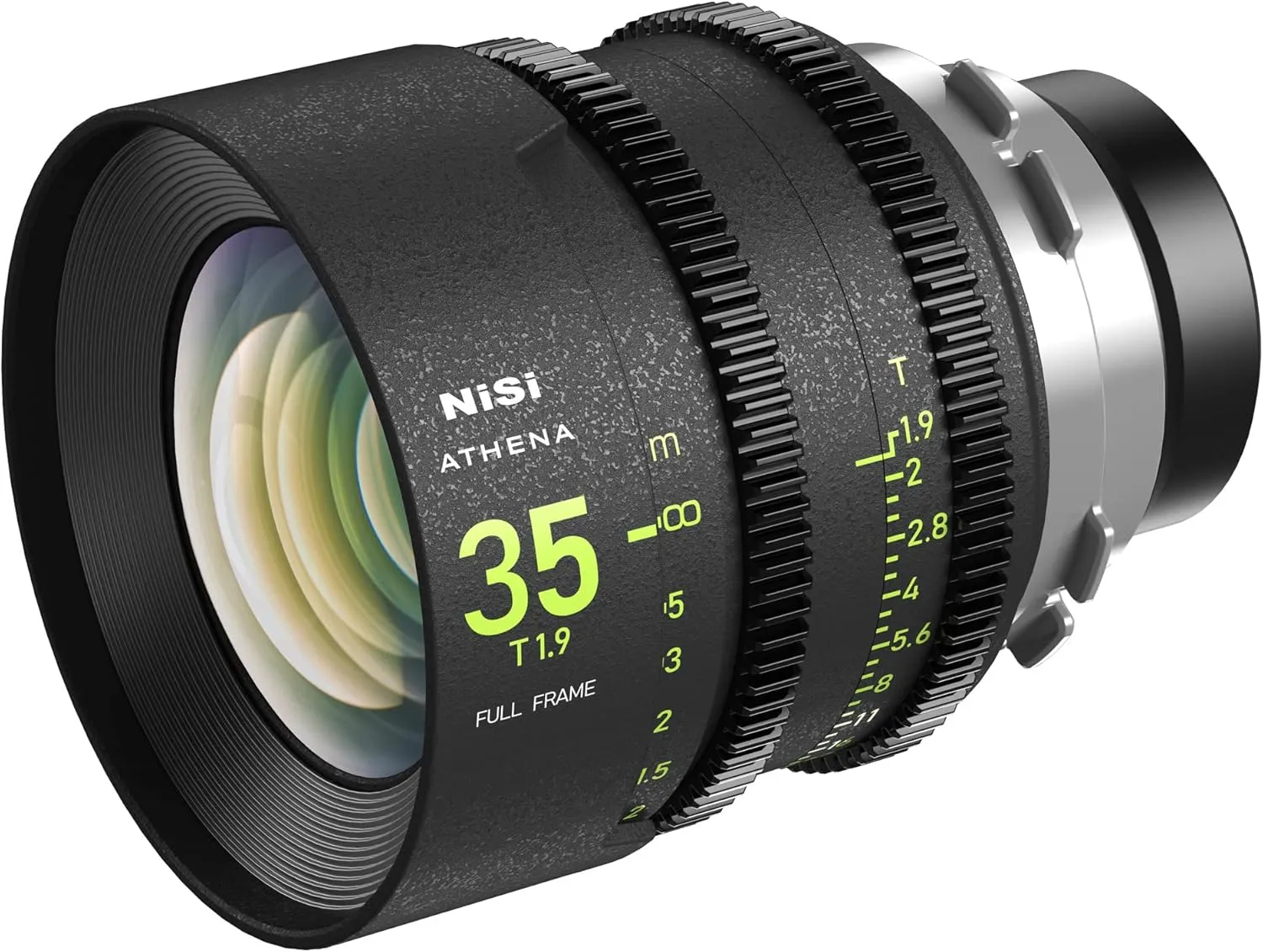 NiSi Athena Prime 5-Lens Kit Compatible with ARRI PL Mount Cameras | 14mm T2.4, 25mm T1.9, 35mm T1.9, 50mm T1.9, 85mm T1.9, with Hard Case