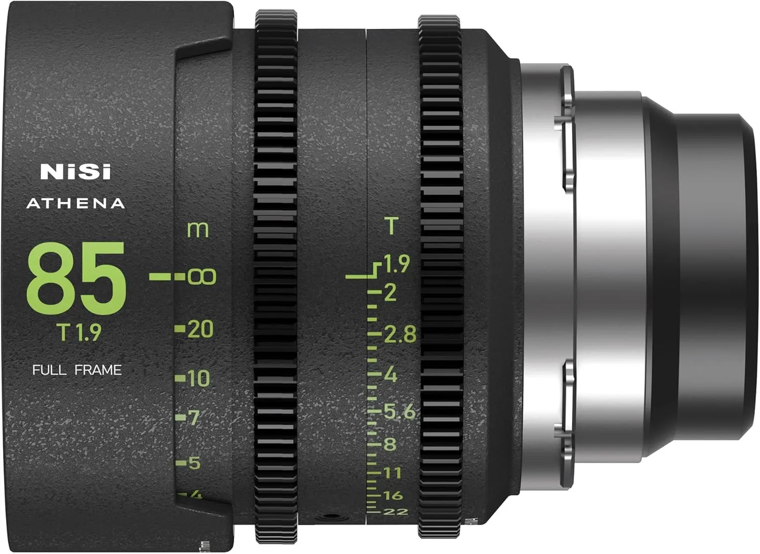 NiSi Athena Prime 5-Lens Kit Compatible with ARRI PL Mount Cameras | 14mm T2.4, 25mm T1.9, 35mm T1.9, 50mm T1.9, 85mm T1.9, with Hard Case