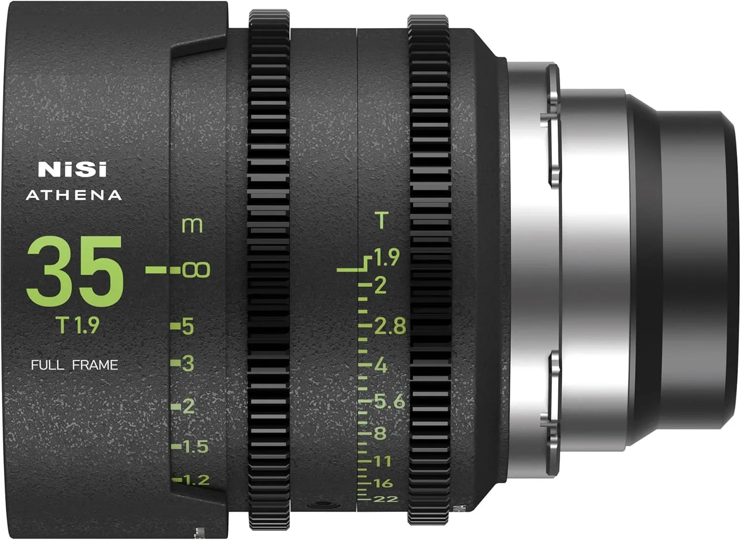 NiSi Athena Prime 5-Lens Kit Compatible with ARRI PL Mount Cameras | 14mm T2.4, 25mm T1.9, 35mm T1.9, 50mm T1.9, 85mm T1.9, with Hard Case