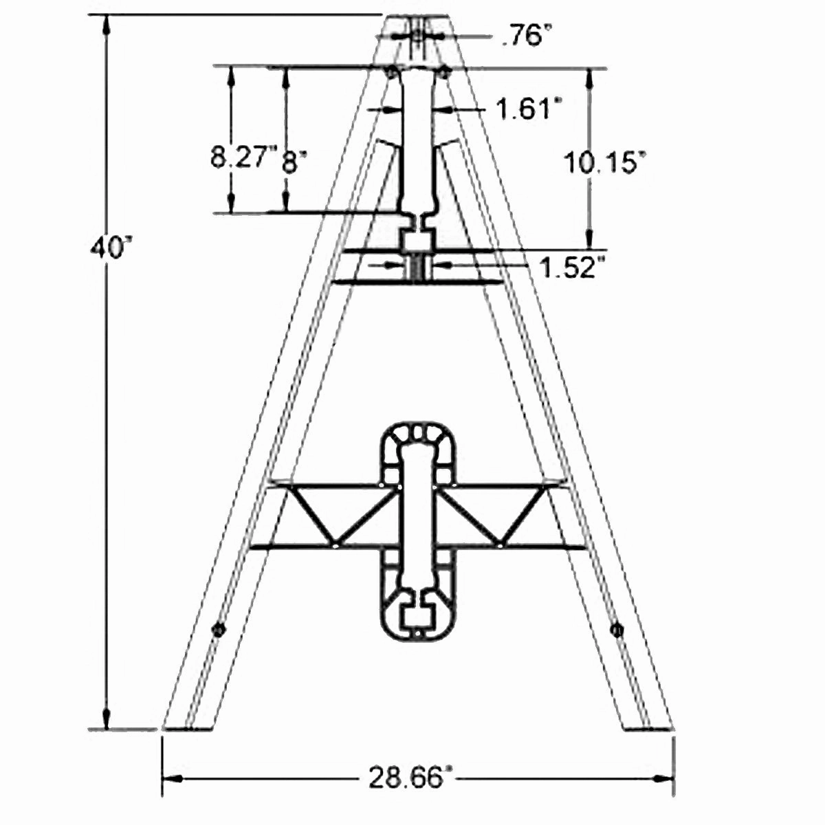 OMNI™ A-Frame Barricade Legs
