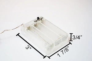 Orange Fairy LED Battery (3 AA, not included)