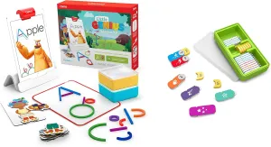 Osmo - Little Genius Starter Kit for iPad (Preschool Ages)   Coding Family Bundle for iPad & Fire Tablet (Ages 5-10 ipad Base Included)