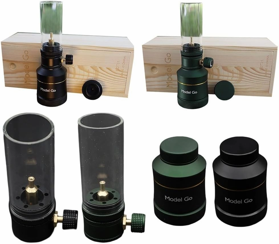 Outdoor Camping Illuminate Gas Lantern,Atmosphere Gas Lamp Tent Lamp,For Hiking,Portable Gas Lamp,For Outdoor Camping And Tent(Only lamp Black)