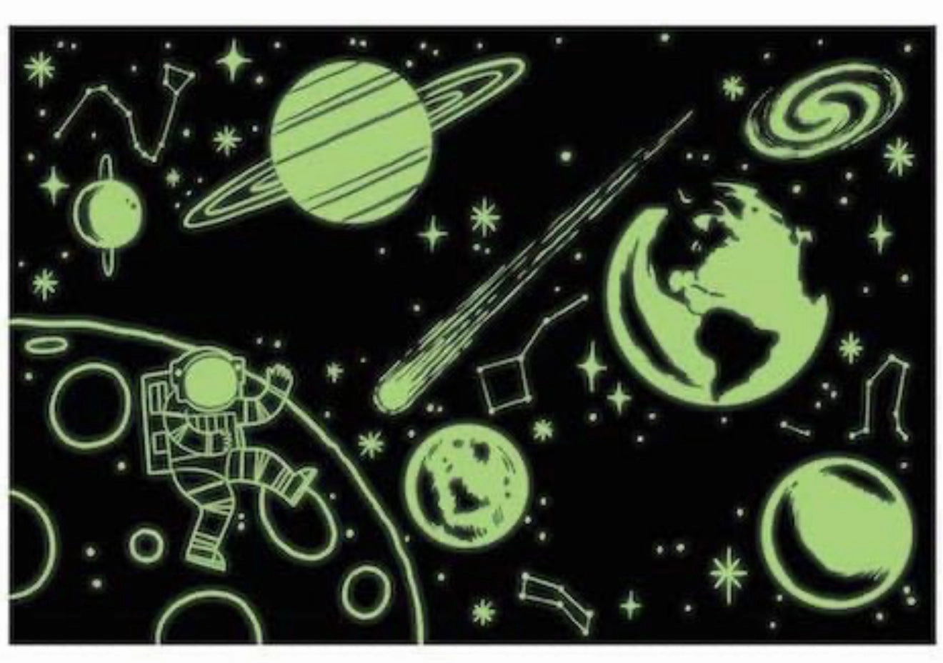 Outer Space Glow-In-The-Dark Puzzle