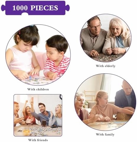 Owl Family Puzzle for Adults 1000 Pieces, Jigsaw Puzzles for Adults 1000 Piece, Puzzle for Adults, Adults Challenging Game Toys, Impossible Puzzle, Family Decoration Puzzle
