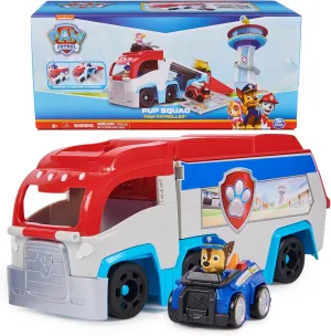 Paw Patrol: Pup Squad Patroller Team Vehicle, Toy Truck with Collectible Chase Toy Car, Kids Toys for Boys & Girls Ages 3 