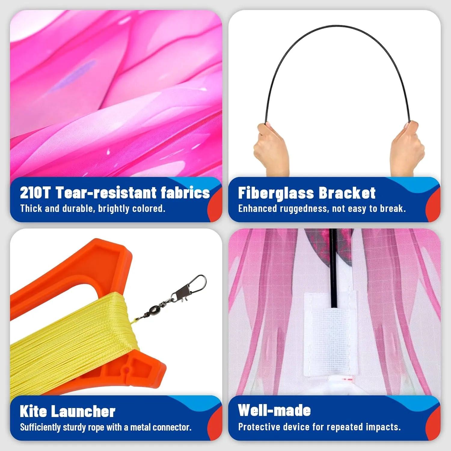 Pink Butterfly Kite for Easy to Fly Hand Kite for Boys and Girls，Perfect Outdoor Toy for Kids & Adults，Ideal for Beach Fun & Outdoor Sports，Great Present for Children(Pink Dreamy Butterfly