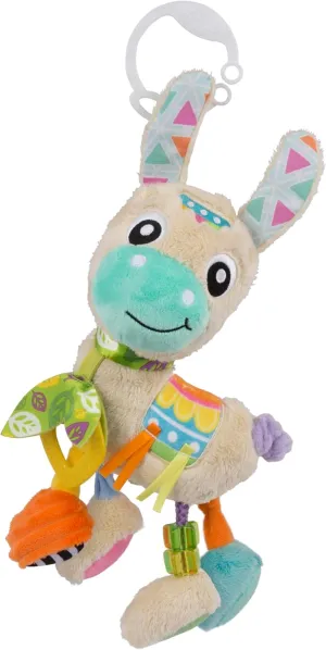 Playgro Sensory Friend Lupe Llama Sensory Toy - Ideal Stroller Toys for 0  Months Babies to Encourage Grasping with Rattle - Improve Baby Sight & Touch Senses with On-The-Go Fun for Newborn Baby Toys