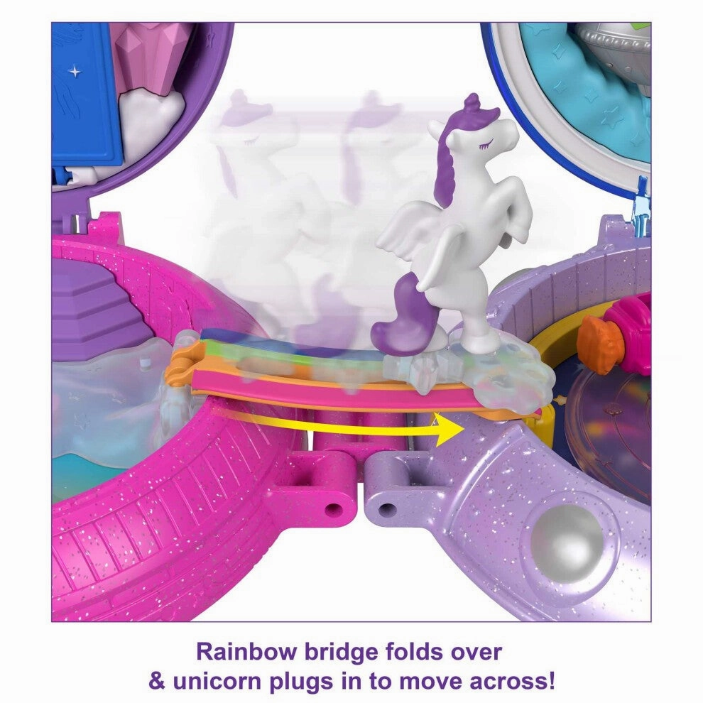 Polly Pocket Dolls and Accessories, Compact with 2 Micro Dolls
