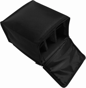 POPETPOP Outdoor Camping Propane Tank Storage Bag Portable Canvas Carrier for Canisters Lanterns Gear for Hiking Backpacking Picnic Supplies
