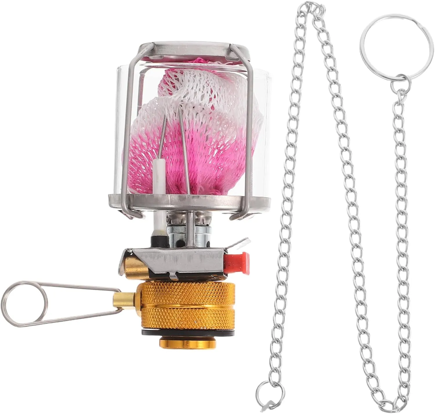 Portable Camping Gas Lantern Compact Tent Light Propane Hanging Lantern for Outdoor Garden Picnic Travel