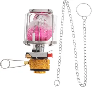 Portable Camping Gas Lantern Compact Tent Light Propane Hanging Lantern for Outdoor Garden Picnic Travel