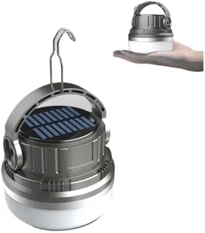 Portable Solar Rechargeable Lantern - Perfect Camping Gear for Outdoor Enthusiasts and Picnic Lovers and Self-Driving Tours