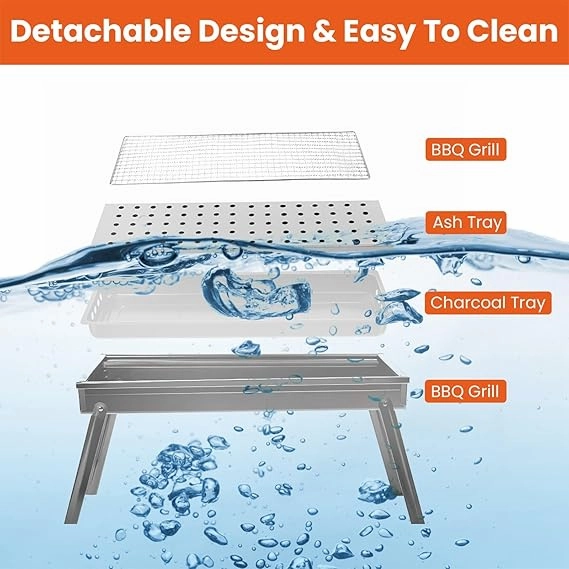 Portable Charcoal BBQ Grill