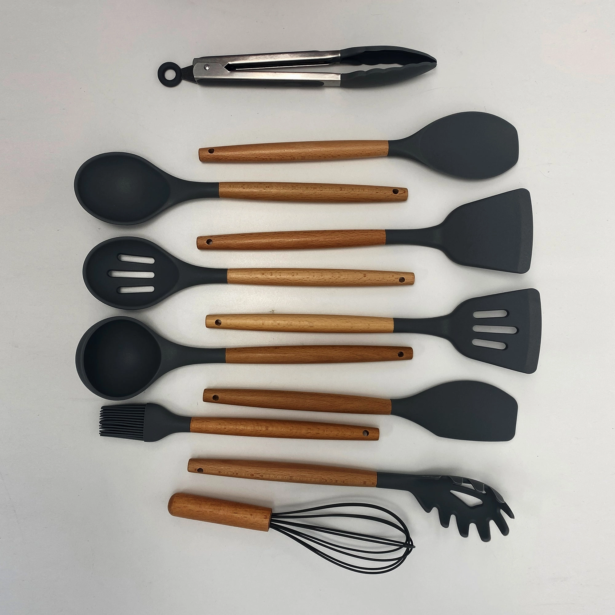 Premium 19-Piece Cooking Utensils and Knife Block Set with Mini Cutting Board