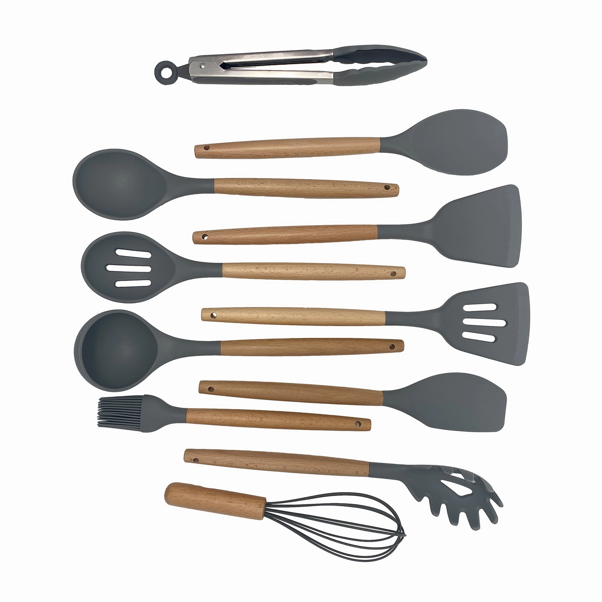 Premium 19-Piece Cooking Utensils and Knife Block Set with Mini Cutting Board