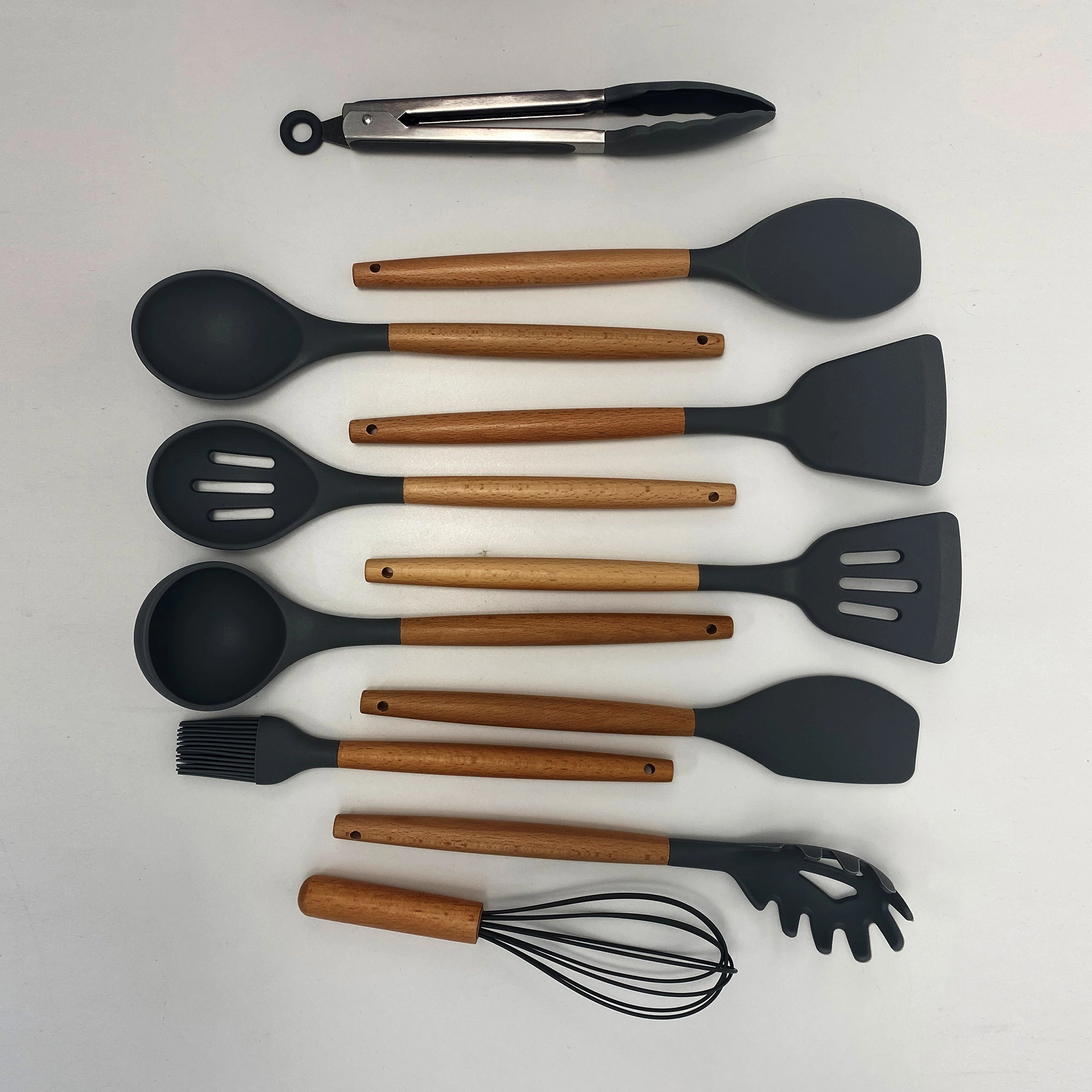 Premium 19-Piece Cooking Utensils and Knife Block Set with Mini Cutting Board