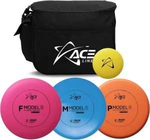 Prodigy Disc 3-Disc Golfer's Starter Kit - Includes 1 Driver, 1 Midrange, 1 Putter, 1 Bag (Colors Vary)