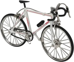 Pssopp Bike Model Mountain Toy, Metal Bike Model Mini Ornament Desktop Decoration, 4.5 x 7.7in
