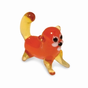 Pur the Otter Collectible Miniature Glass Figurine in Tynies Collector's Frame