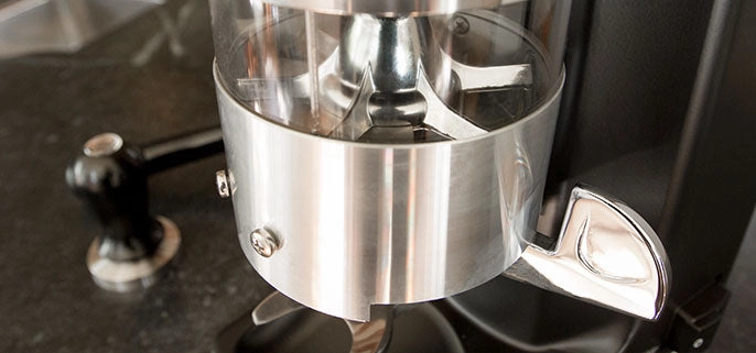 Quamar M80 Dosing Espresso Grinder with Timer in Black