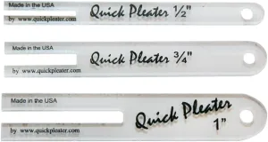 Quick Pleater - Mini Set of 3 Include 1/2", 3/4", 1" Pleater