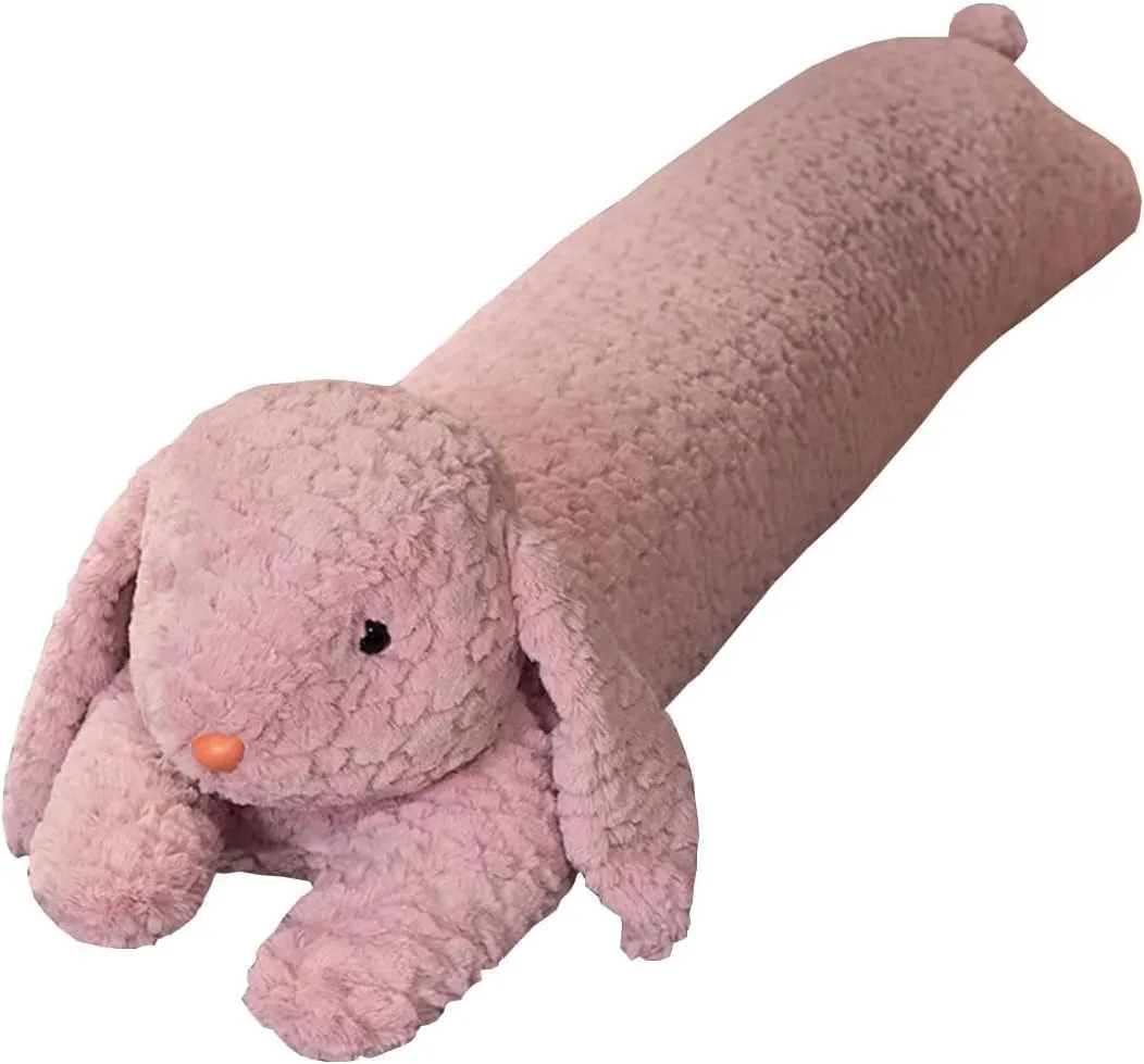 Rabbit Plush Pillow - 47 inch Long Plush Toy - Birthday, Christmas, Valentine's Day Gift for Kids