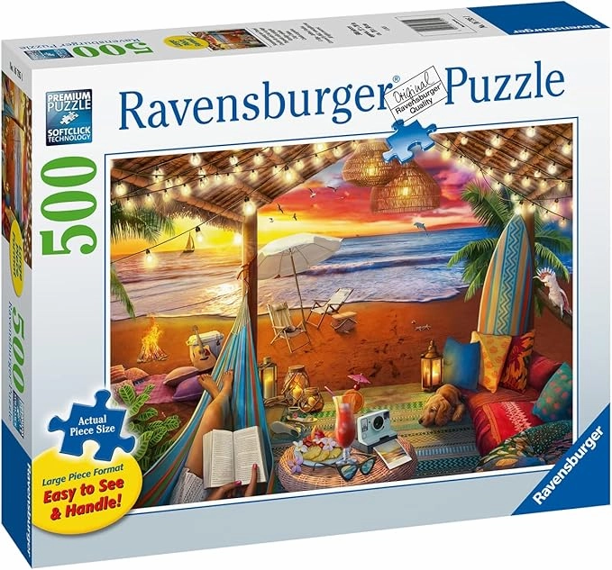 Ravensburger Cozy Cabana Puzzle - 500-Piece Jigsaw Puzzle