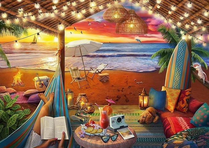 Ravensburger Cozy Cabana Puzzle - 500-Piece Jigsaw Puzzle