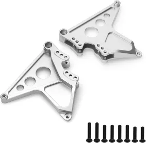 RC Car Accessories Compatible with UDR 1/7 Short Course RC Car Parts Aluminum Alloy Rear Shock Absorber Bracket Stack Accessories