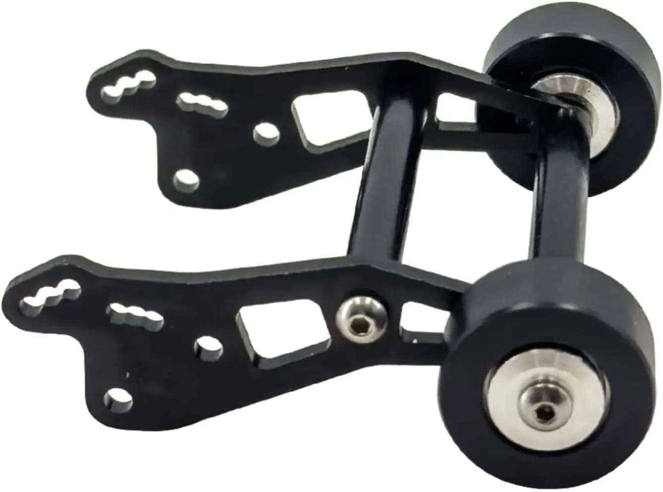 RC Car Parts for Losi for Mini for LMT 1/18 Rc Crawler Adjustable Wheelie Bar Anti Roll Wheel Aluminium Metal Accessories Rc Car Upgrade Parts(Black)