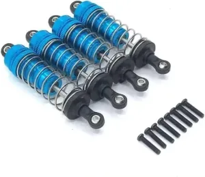 Rc Shock Absorber For WLtoys 124016 124017 124019 144001 144002 144010 For RIaarIo 124007 Metal Shock Absorber Rc Car Parts And Accessories Upgrade Replacement