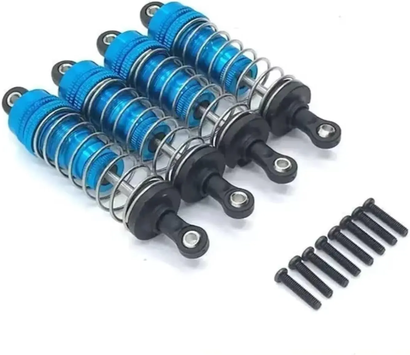 Rc Shock Absorber For WLtoys 124016 124017 124019 144001 144002 144010 For RIaarIo 124007 Metal Shock Absorber Rc Car Parts And Accessories Upgrade Replacement