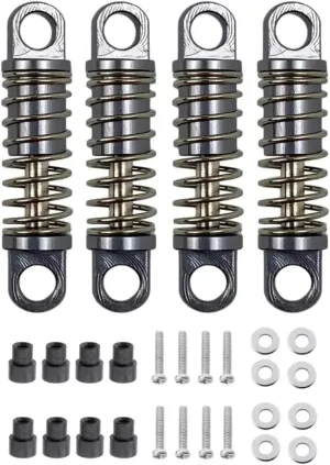 Rc Shock Absorber For Wltoys 284131 K969 K979 K989 K999 P929 P939 1/28 4pcs Metal Shock Absorber Damper RC Car Parts And Accessories Upgrade Replacement Use(Gray)