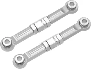 Rc Special Connecting Rod for MJX H16 16207 16208 16209 16210 1/16 Metal Front Steering Links Tie Rod RC Car Tracked Vehicles Parts and Accessories Replace and Use(Silver)