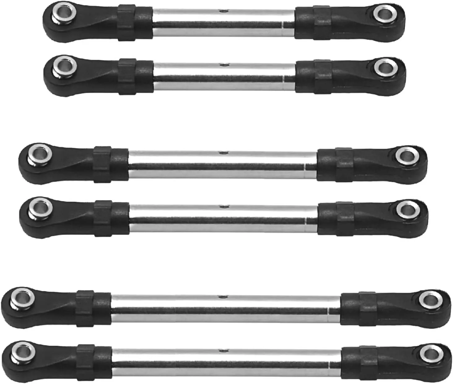 Rc Special Connecting Rod for Traxxas for Slash for Hoss for Rustler 4x4 1/10 Stainless Steel Turnbuckles Pull Rod Steering Rod RC Car Parts and Accessories Replacement