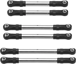 Rc Special Connecting Rod for Traxxas for Slash for Hoss for Rustler 4x4 1/10 Stainless Steel Turnbuckles Pull Rod Steering Rod RC Car Parts and Accessories Replacement