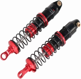 RC Car Shock Absorbers Compatible with LOSI for Mini-B for Mini-T for Racing 1/16 1/18 RC Crawler Car Parts Machined Aluminum Front Rear Shock Set(Front)