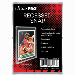 Recessed Snap Card Holder