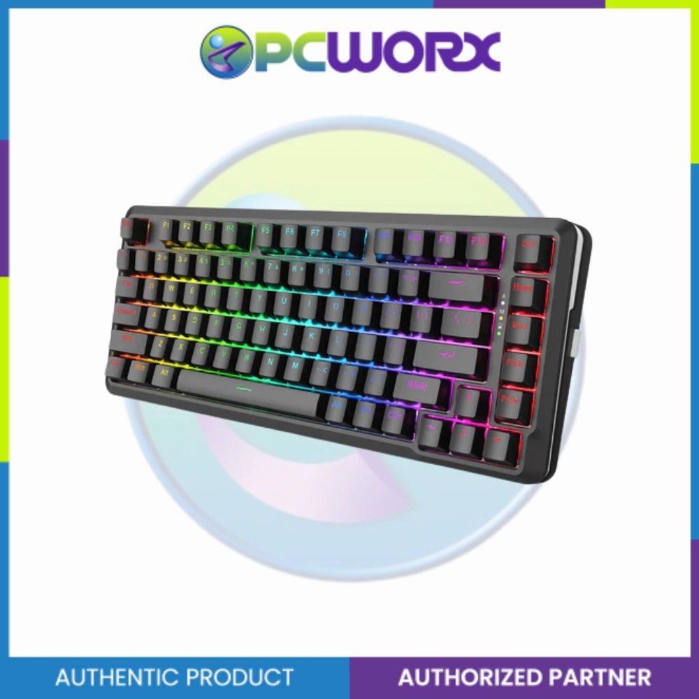 Redragon K713RGB-PRO Stormrazor PRO Tri-mode Mechanical  Keyboard Black Red Switch