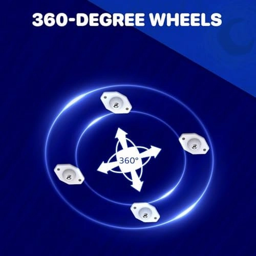 Rotatable 360-Degree Wheels Puzzle Board with Drawers and Cover 1000 Pieces Lightweight Portable Wooden Puzzle Table for Adults Kids 30'' x 22''