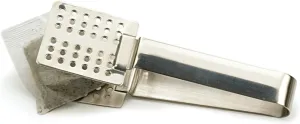 RSVP International Endurance Collection Tea Accessories, Stainless Steel & Dishwasher Safe, Tea Bag Tongs, 5.5" Long