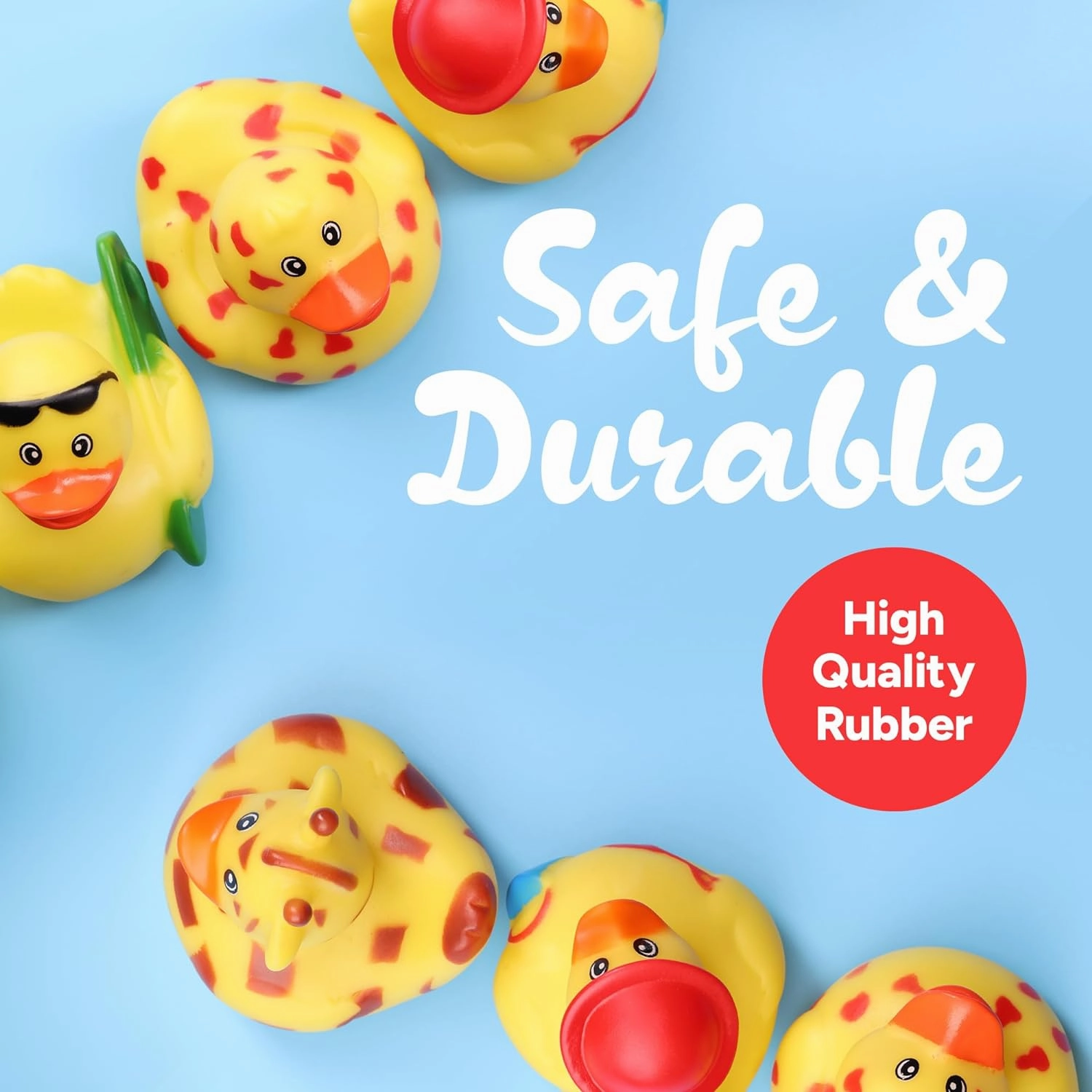 Rubber Duck Toy Assortment - Jeep Ducks for Ducking - Cute Duckies for Kids - 15 Pcs Ducky Playset Bath Toys - Rubber Ducks for Beach Pool - Goody Bag Stuffers Classroom Prizes - Easter Gifts for Kids