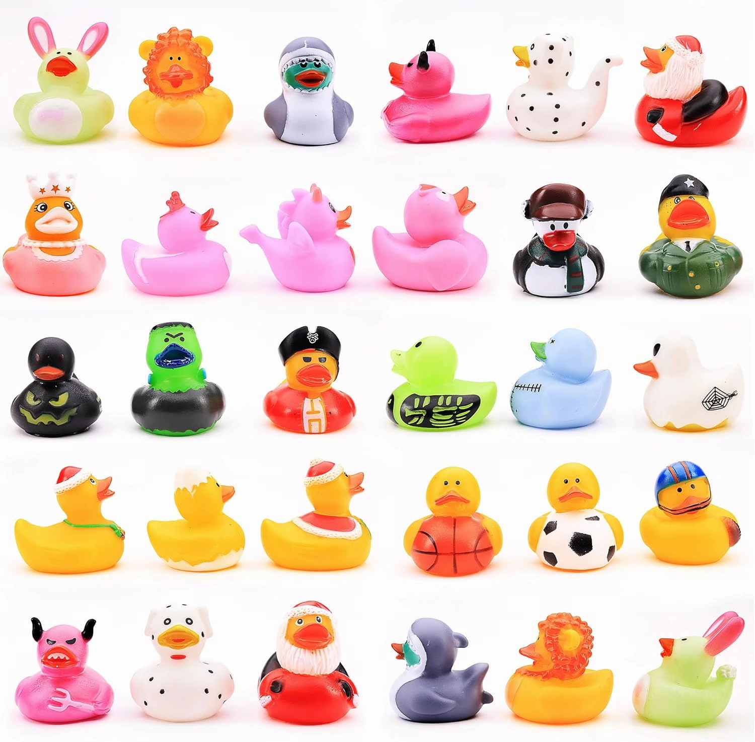 Rubber Duck Toy Assortment - Jeep Ducks for Ducking - Cute Duckies for Kids - 15 Pcs Ducky Playset Bath Toys - Rubber Ducks for Beach Pool - Goody Bag Stuffers Classroom Prizes - Easter Gifts for Kids