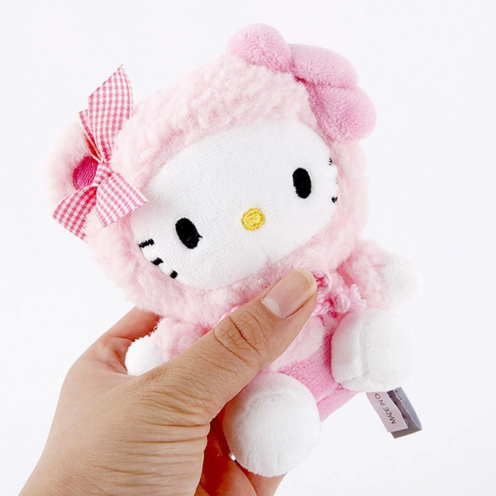 Sanrio Hello Kitty Fluffy Hoodie Clip-On Plush