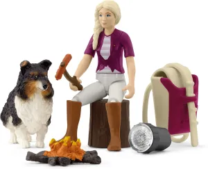 Schleich Horse Club Barbecue Area with Sofia 11 Piece Pocket Set for Girls and Boys Ages 4 