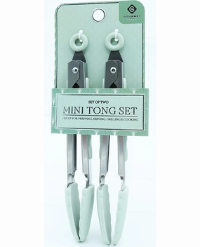 Seafoam Speckle Mini Tong Set