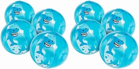 Shark Beach Balls | 12 Pack | 5 Inch | Party Favor Pool Toy Beachballs